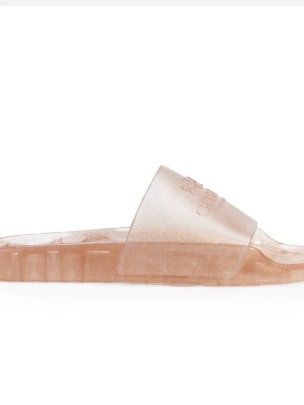 COACH ULYSSA Women’s Gold Slide Sandals